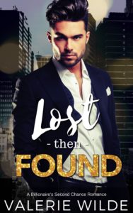 Lost then found ebook cover by romance author valerie wilde